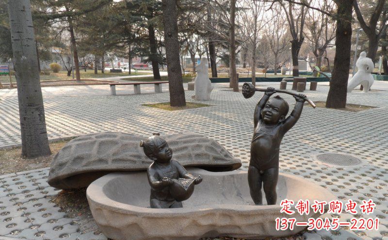大连花生娃娃艺术雕塑