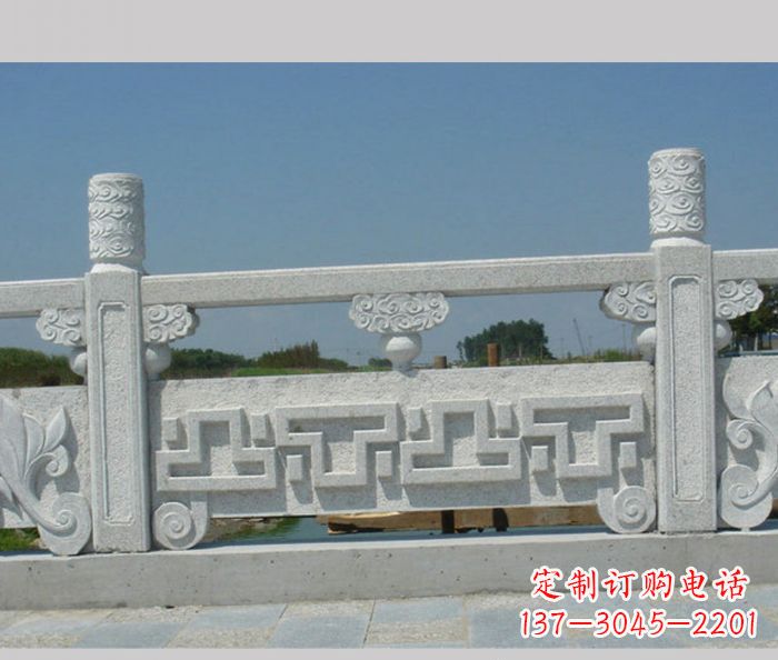 大连公园景观大理石栏板雕塑