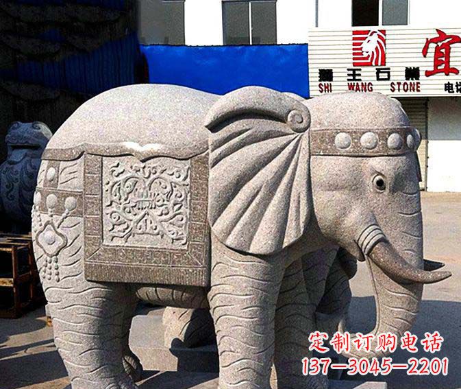 大连高品质缅甸大象雕塑