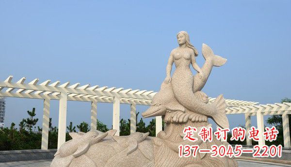 大连中领雕塑 | 精致海豚雕塑