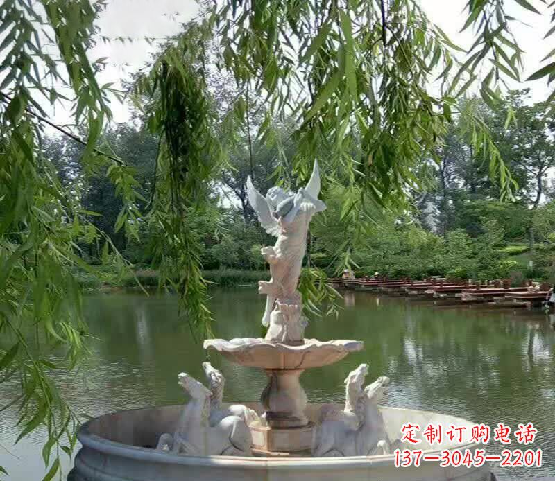 大连公园天使景观石雕