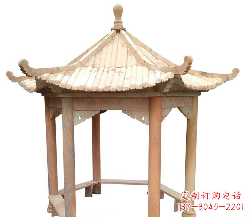大连精美六角凉亭雕塑