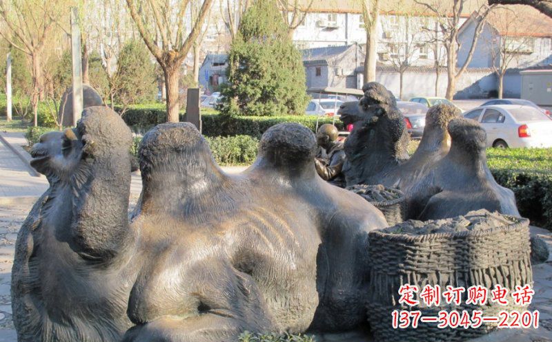 大连特大型骆驼铜雕