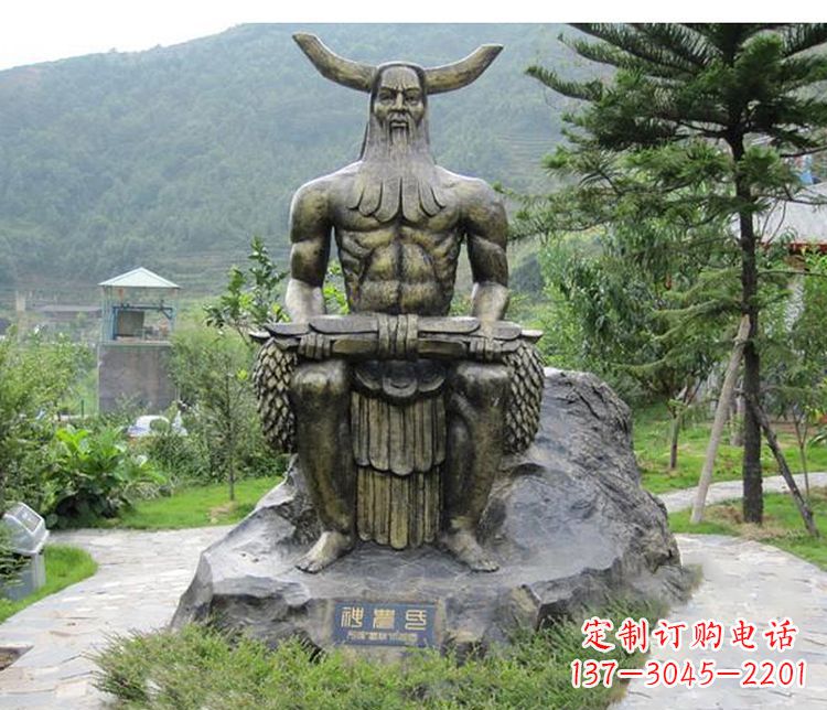 大连传承古代文明,为家居装饰点缀伏羲铜雕