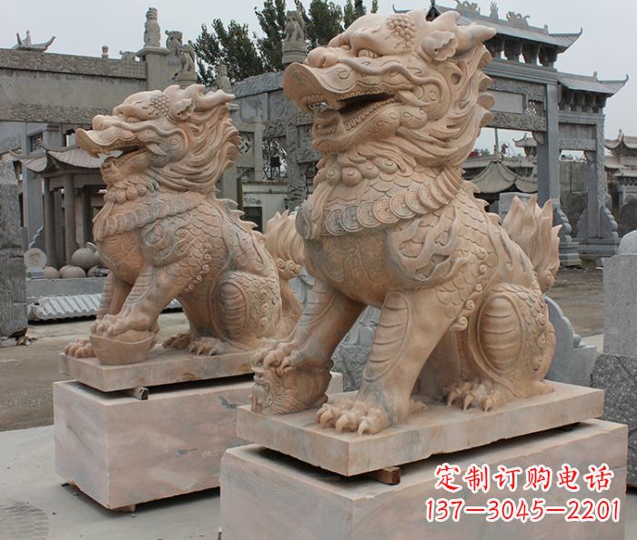 大连尊贵的古典麒麟雕塑