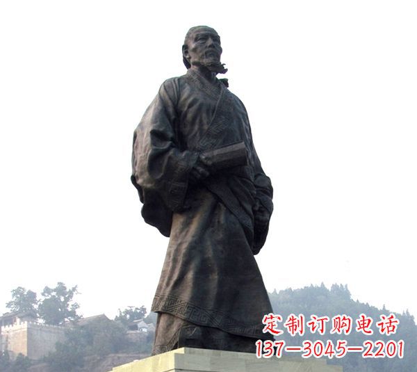 大连中领雕塑司马迁雕像，正宗传承古代文化