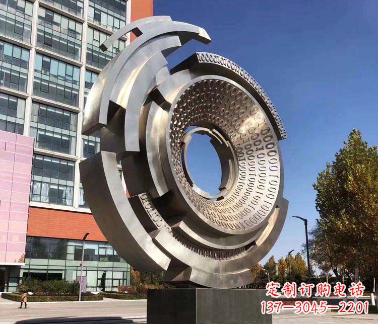 大连不锈钢工业齿轮雕塑