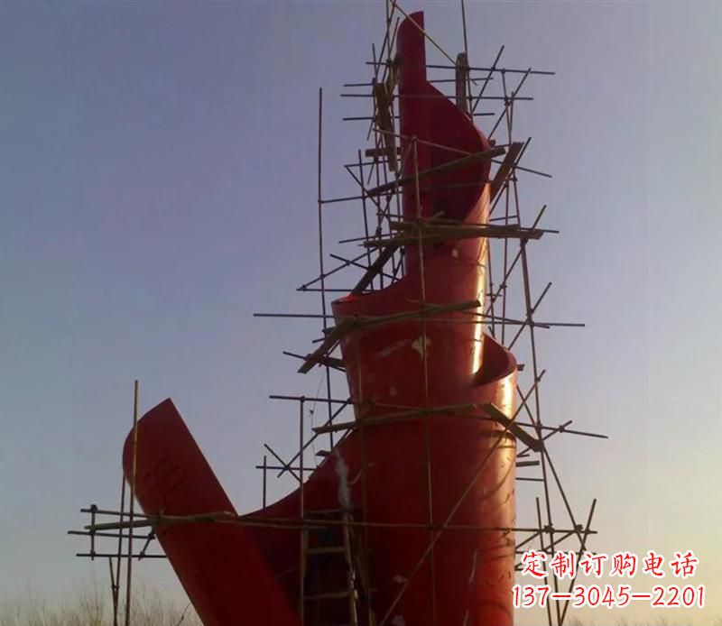 大连广场不锈钢火炬景观雕塑