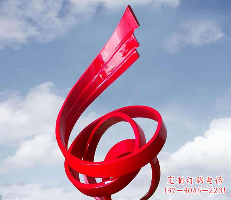 大连中领雕塑为您定制翅膀抽象雕塑