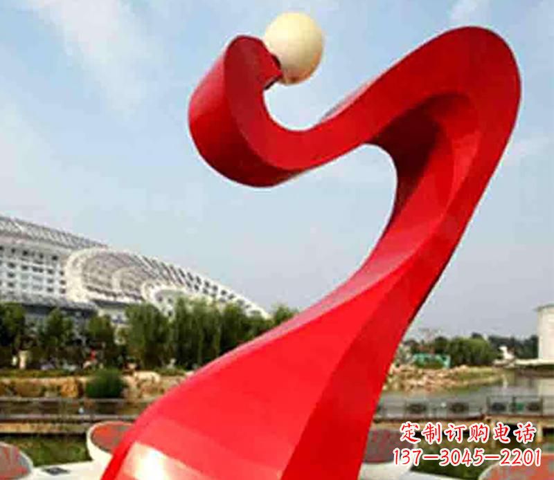 大连不锈钢飘带景观雕塑,重新定义型格空间