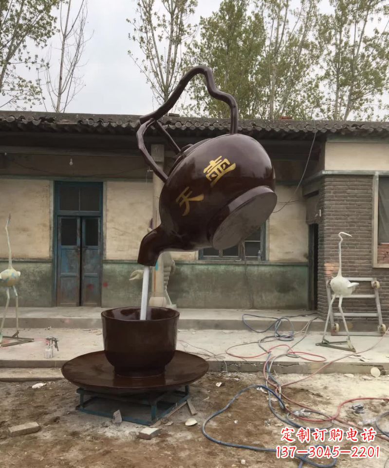 大连茶壶精美铜雕,为您打造经典景观雕塑