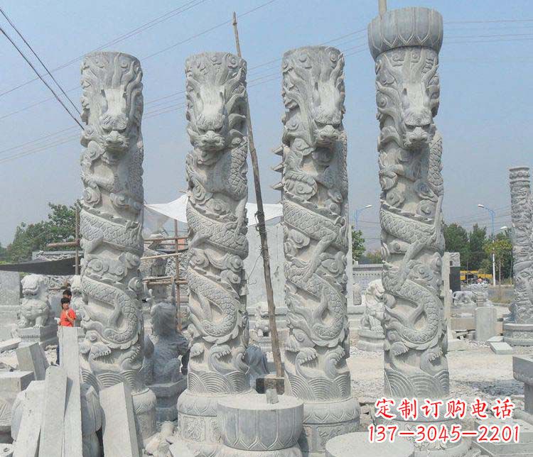 大连中领雕塑龙柱雕塑,历久弥新