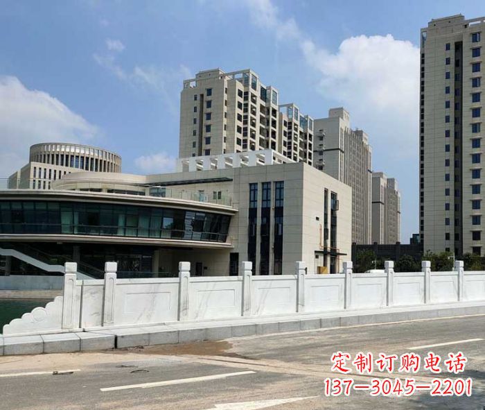 大连享受精美的广场景观大理石栏板雕塑