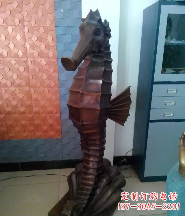 大连海马铸铜动物雕塑,品质保证