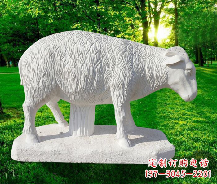 大连高精度玉雕山羊石雕