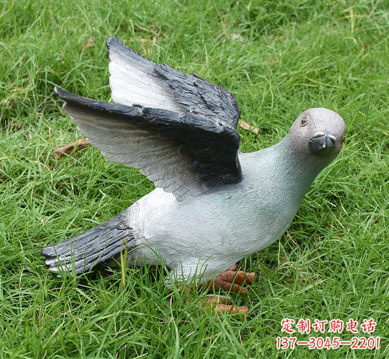 大连和平鸽雕塑:宣告世人的爱与和平