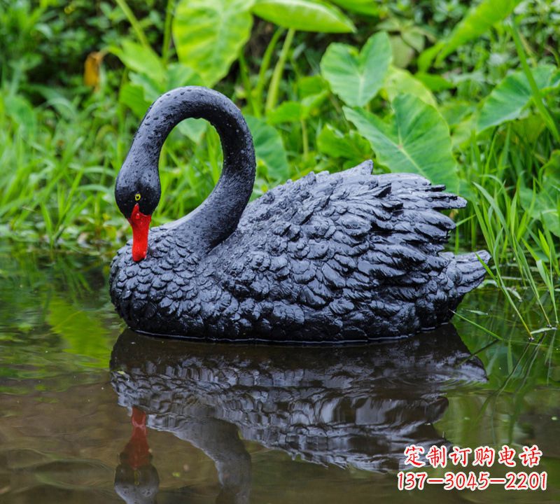 大连优美雕塑,精致天鹅雕塑