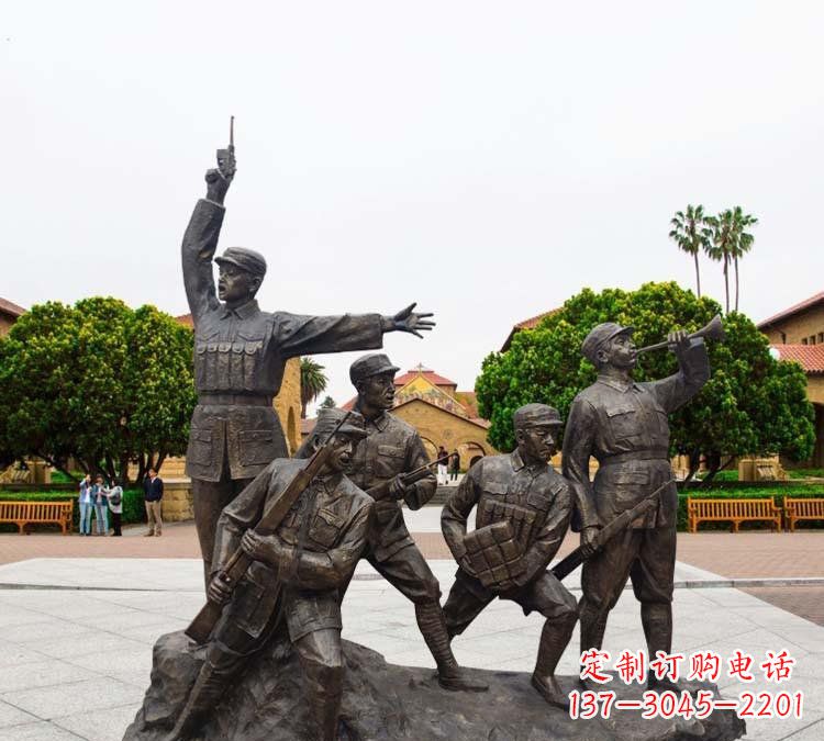 大连铭记红军英勇|红军纪念雕塑