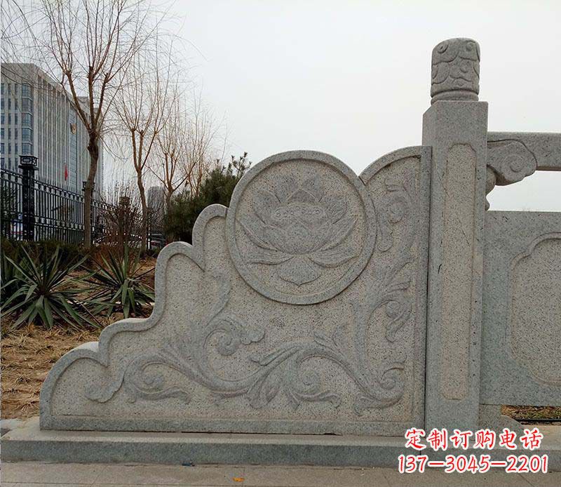 大连户外大理石栏板石雕
