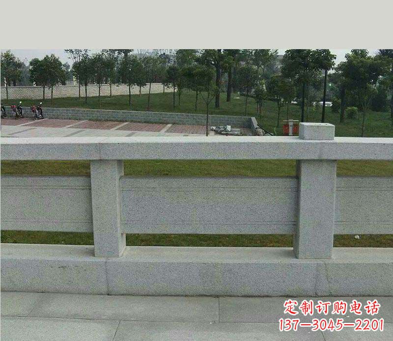 大连护城河大理石栏杆石雕_2