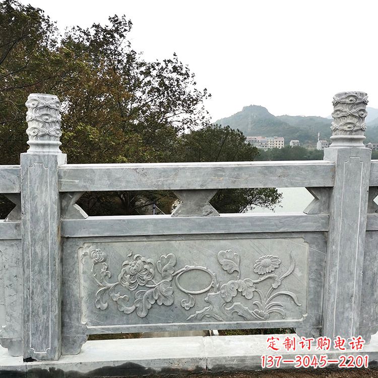 大连花岗岩石雕栏板，美轮美奂