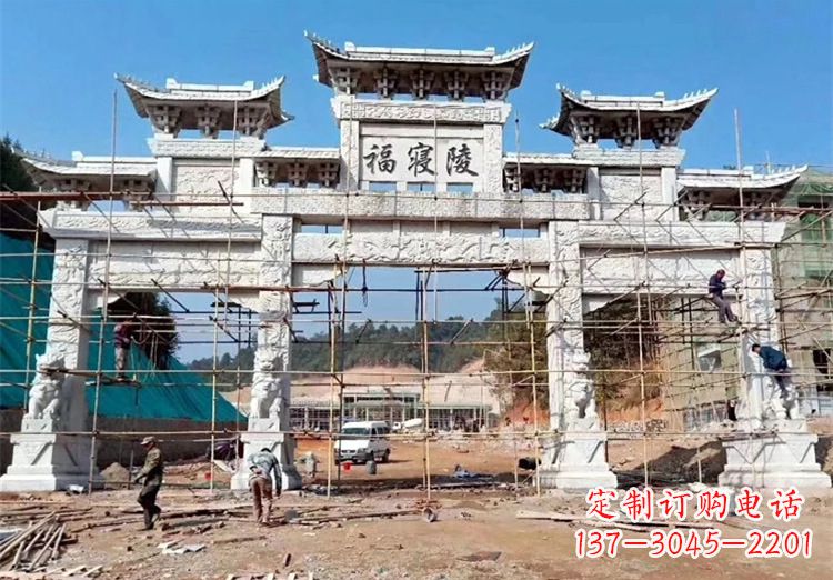 大连花岗岩石牌坊