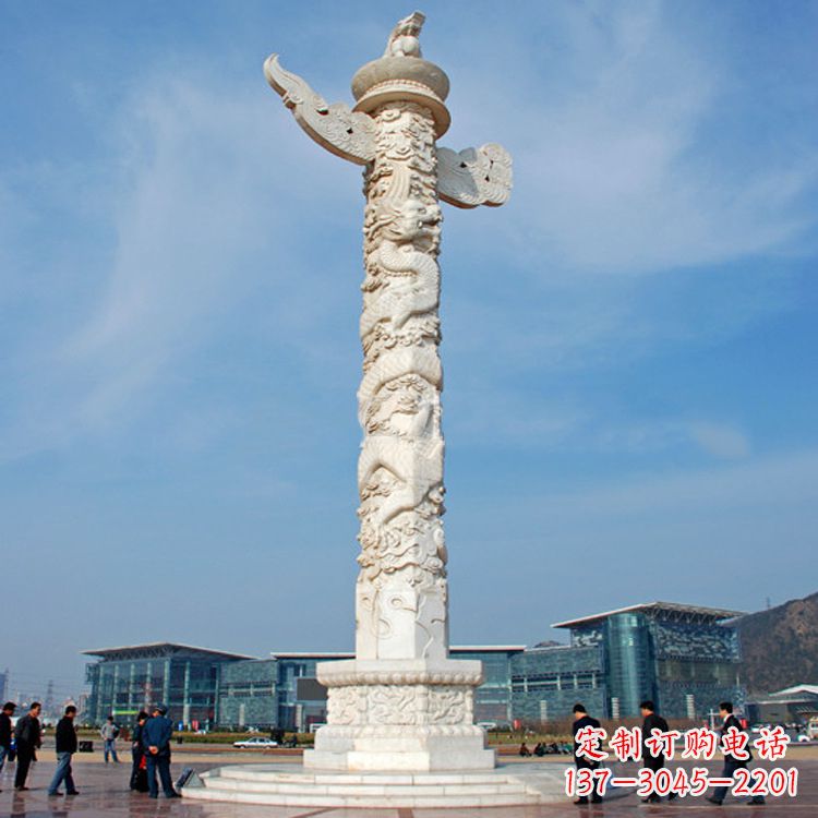 大连华表石柱子城市广场景观柱