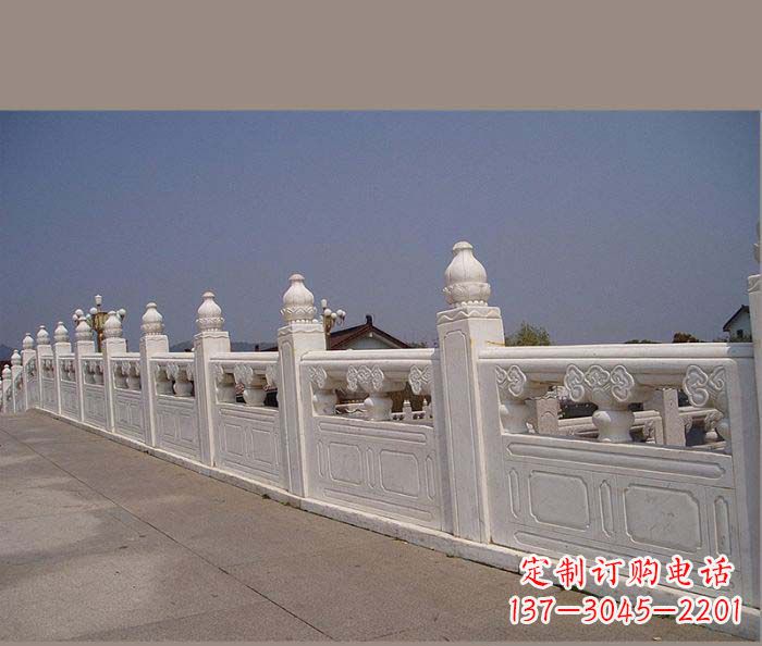 大连景区创意造型石雕栏板