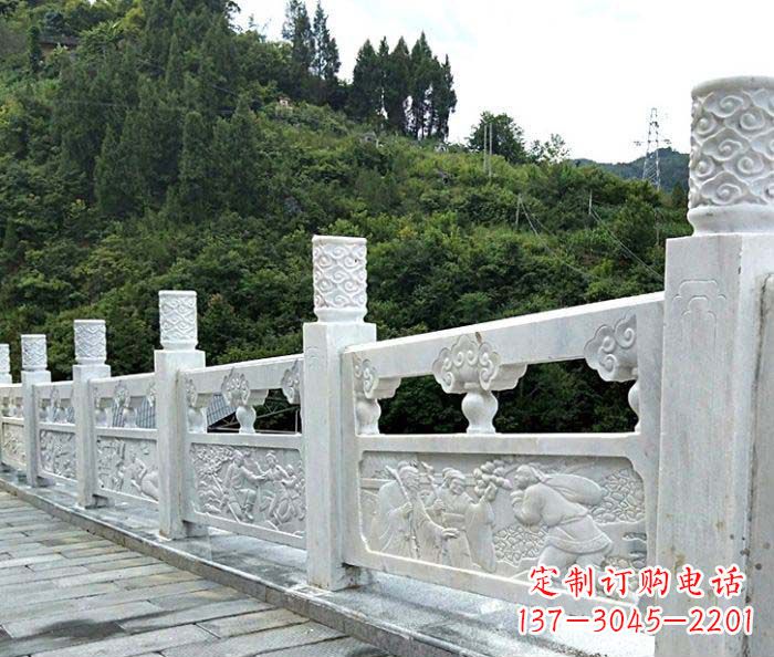 大连景区大理石栏板石雕 (4)