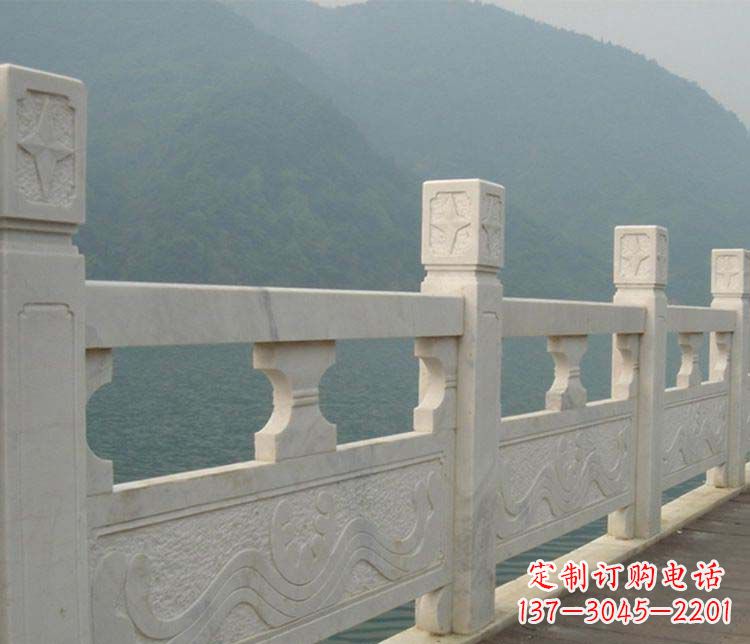 大连景区大理石栏板石雕 (2)