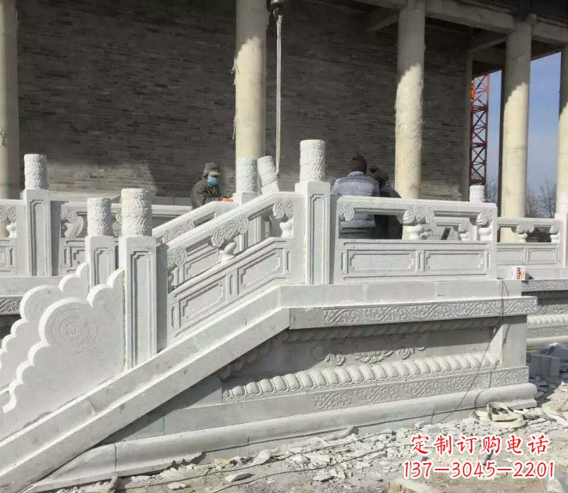 大连景区大理石栏板石雕 (10)