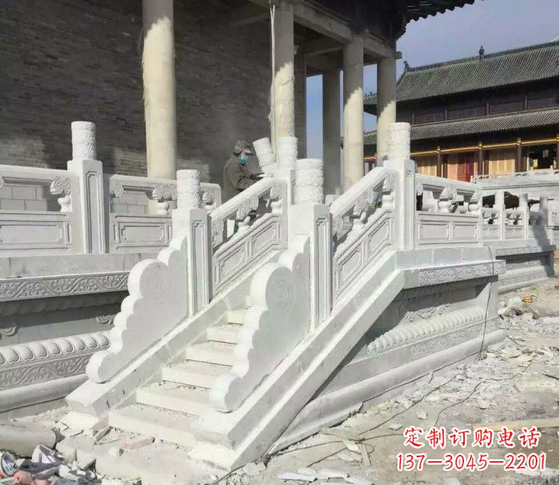 大连景区大理石栏板石雕 (11)