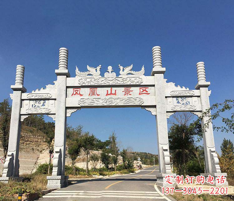 大连中领雕塑:高质量牌坊石雕