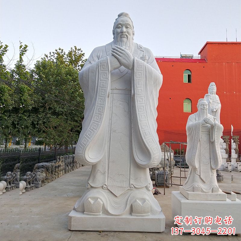 大连孔子圣像雕塑