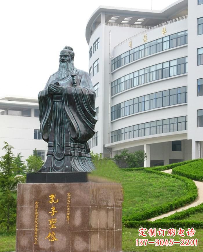 大连孔子圣像雕塑 (2)