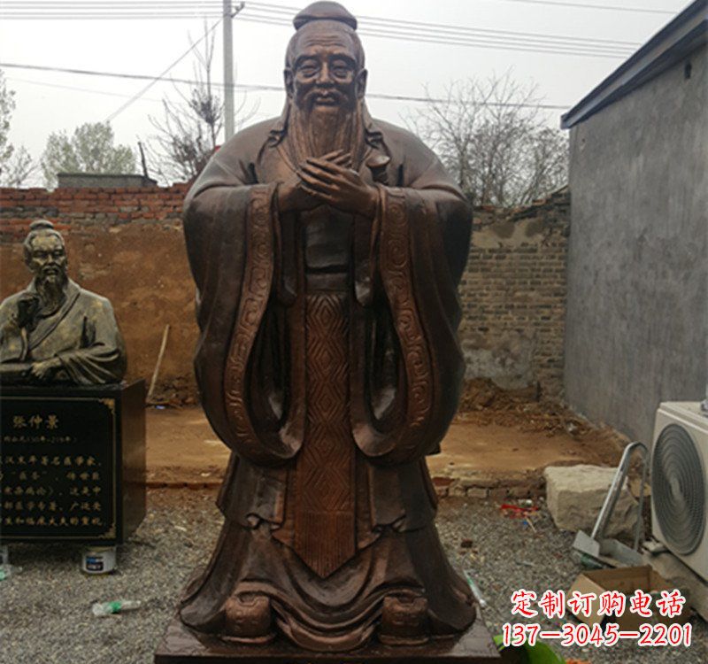大连体现传统文化魅力精美孔子雕塑
