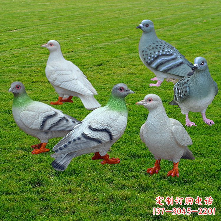 大连兰州和平鸽雕塑