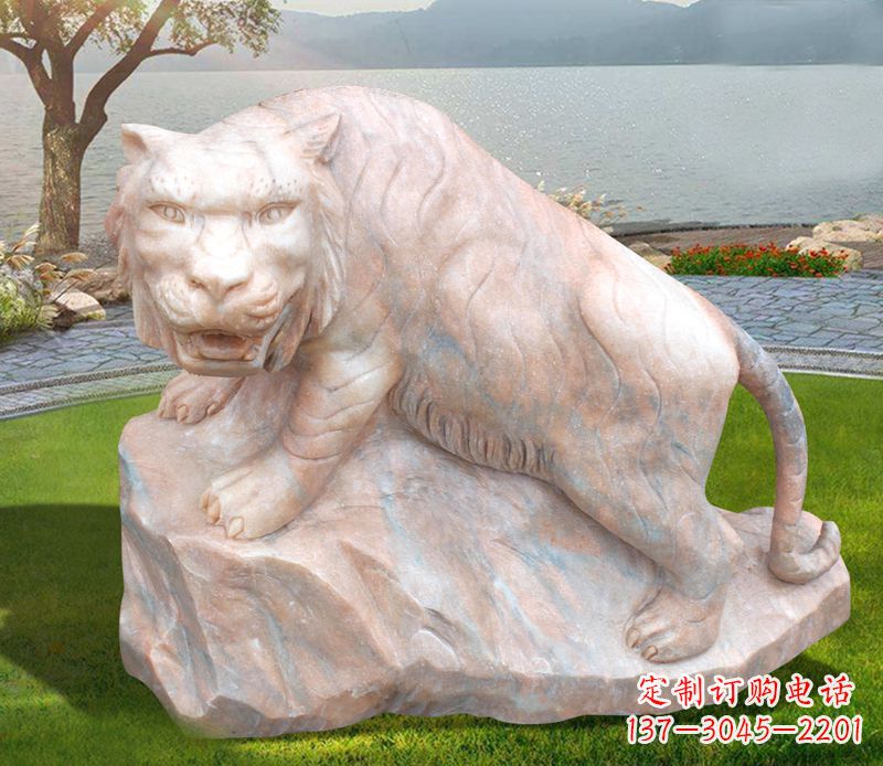 大连老虎石雕公园动物摆件