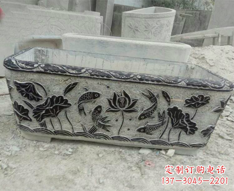 大连浮雕仿古式水缸雕塑,令人惊艳