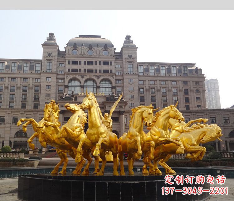 大连马动物铜雕,令您流连忘返