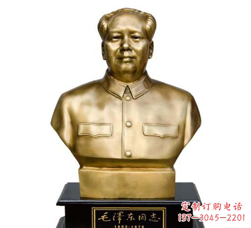 大连毛泽东头像铜雕,让您近距离感受伟人的气质