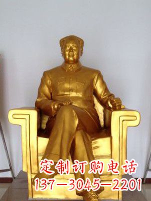 大连毛主席铜雕塑——艺术细节表达人民热爱