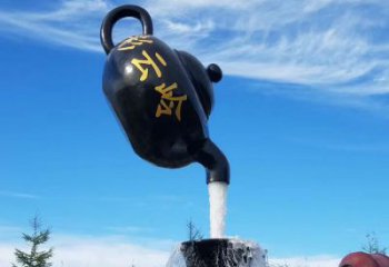 大连户外悬空壶景观喷泉