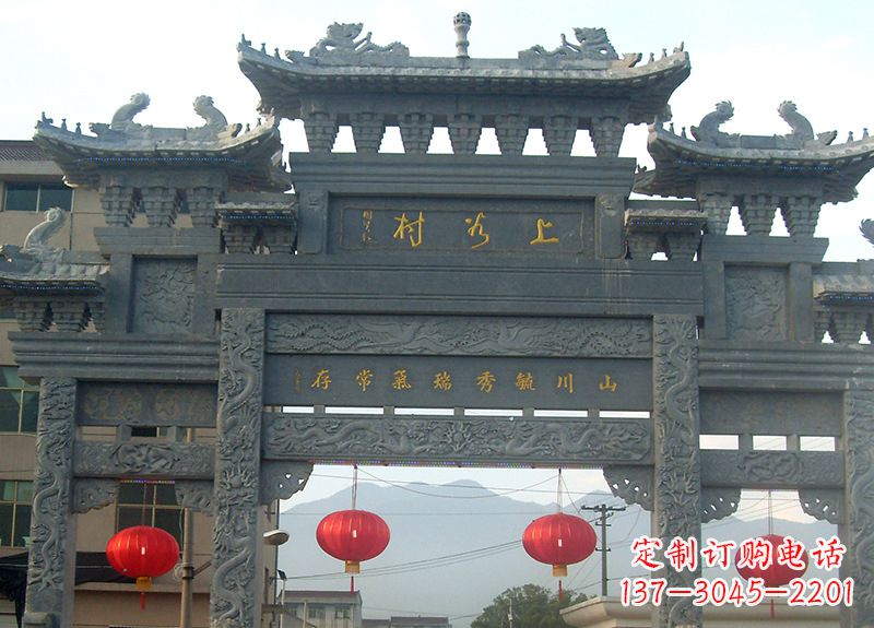 大连牌坊石雕风水