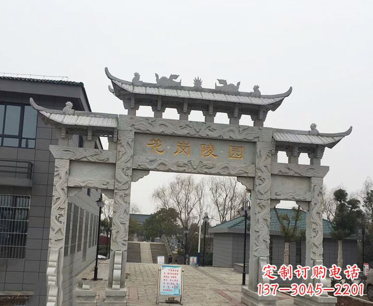 大连牌楼石雕