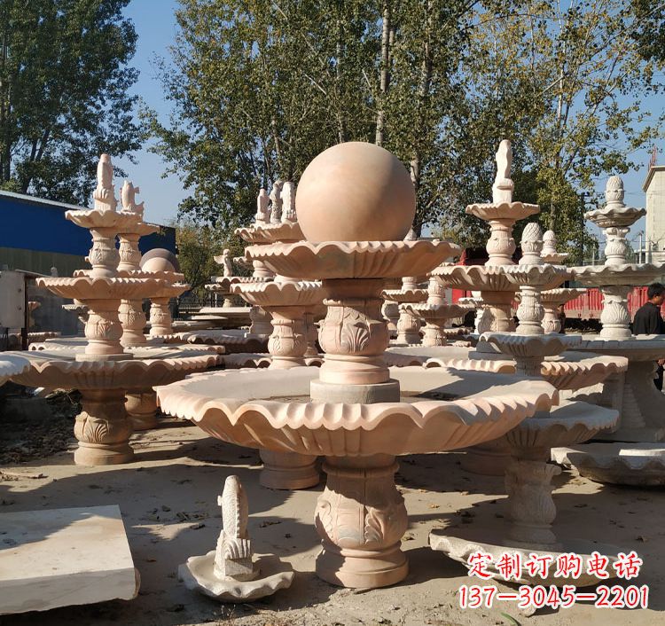大连中领雕塑砂岩喷泉雕塑