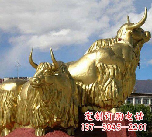 大连牦牛铜雕，传承西藏文化的质朴美感