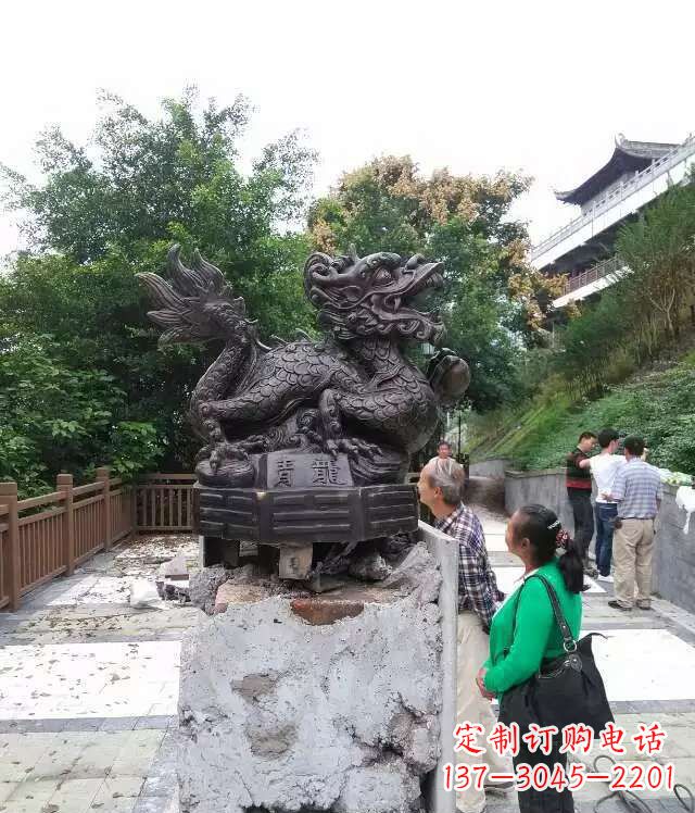 大连青龙神兽雕塑