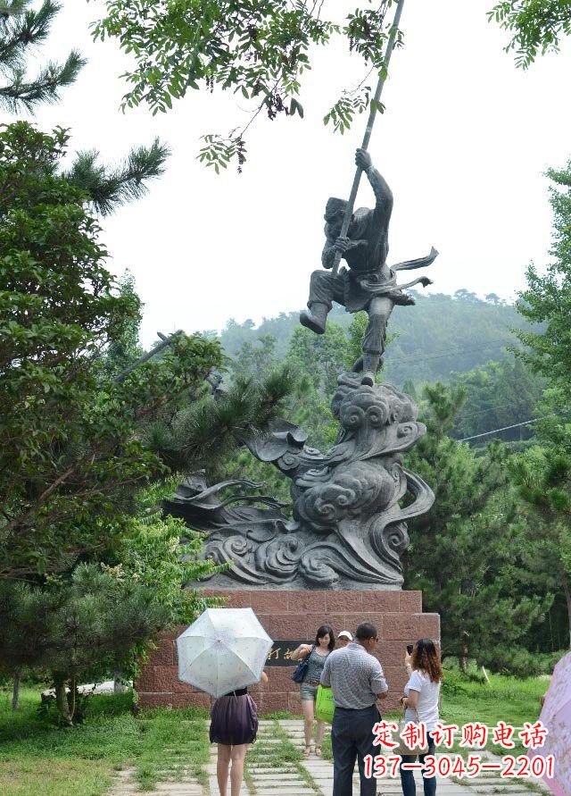 大连佛教中的传奇：青铜孙悟空雕塑