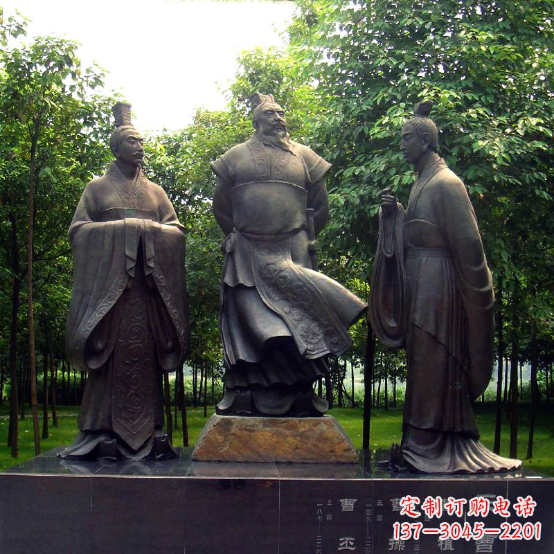 大连精美曹丕雕塑,彰显伟绩!